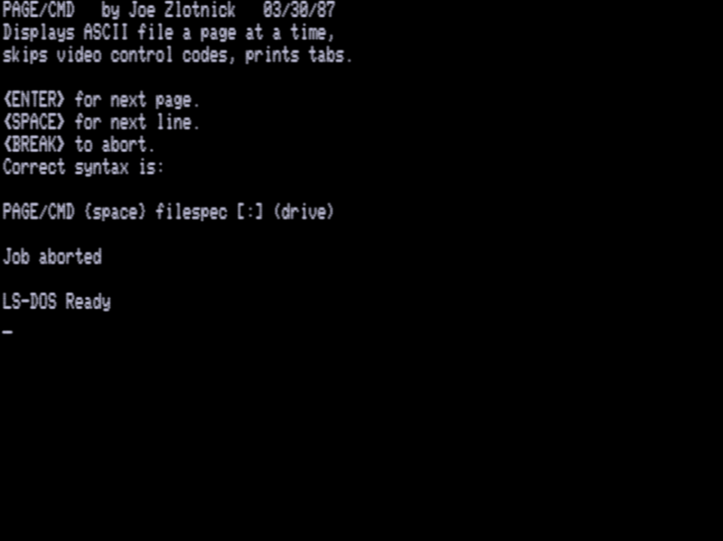 Screen shot